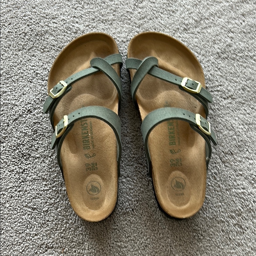 Birkenstock Olive Double Strap Sandals